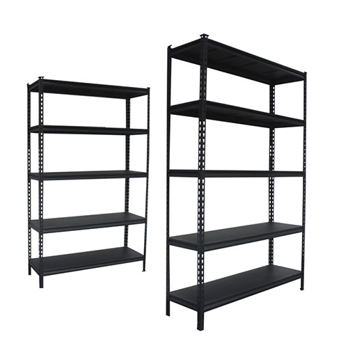 Light Duty Storage Shelves 5 Layers Steel Adjustable Rivet Shelving